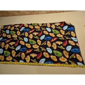 Tablecloth & Napkin Black With Sombreros 42" X 45" Tablecloth, 18" X 20" Napkin8